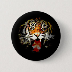 Bóton Redondo 5.08cm Sumatran Tiger