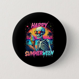 Bóton Redondo 5.08cm Summer Watermelon Jack-o-lantern Happy Summerberry