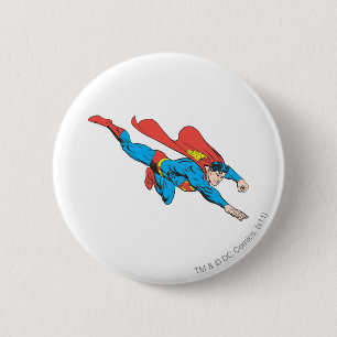Bóton Redondo 5.08cm Super-homem divide a direita