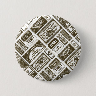 Bóton Redondo 5.08cm Supergirl Admite Um Padrão Castanho