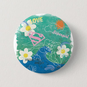 Bóton Redondo 5.08cm Supergirl compartilha espírito e amor