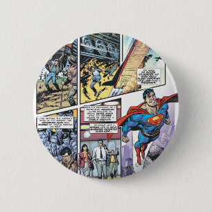 Bóton Redondo 5.08cm Superman Comic Panel - Clark's Origins 2