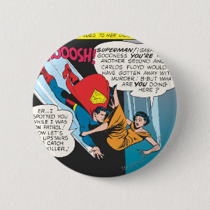 Bóton Redondo 5.08cm Superman Comic Panel - Lois Plungs