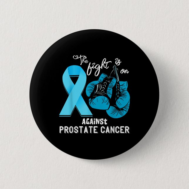 Bóton Redondo 5.08cm Suporte ao Prostate Cancer Warrior Prostate (Frente)