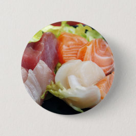Bóton Redondo 5.08cm Sushi Japonês Delicioso Comida Asiática Yummy