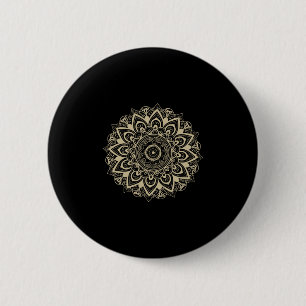 Bóton Redondo 5.08cm Sutil Mandala 8647 Resistir Anti Trump Feminista