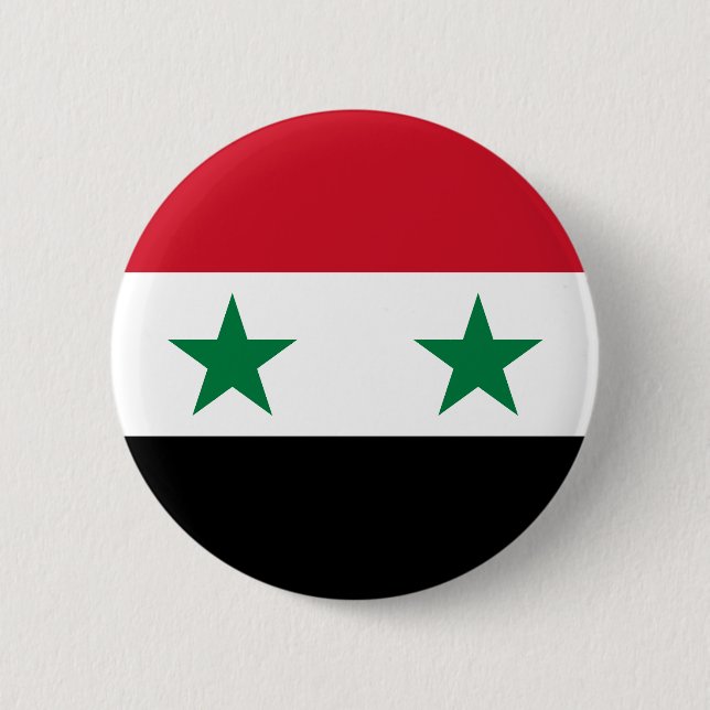 Bóton Redondo 5.08cm Syria Old Flag (Frente)