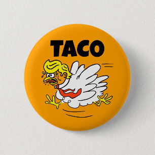 Bóton Redondo 5.08cm Taco de Taco Sempre Desaparece