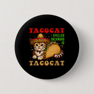 Bóton Redondo 5.08cm Tacos De Cacocat Ortografados E Cinco De Mães