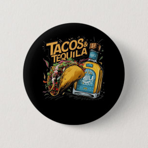 Bóton Redondo 5.08cm Tacos e Tequila