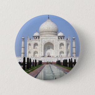 Bóton Redondo 5.08cm Taj Mahal, Agra, India