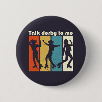 Talk Derby To Me Vintage Retro Roller Derby Puns