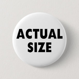 Bóton Redondo 5.08cm Tamanho real