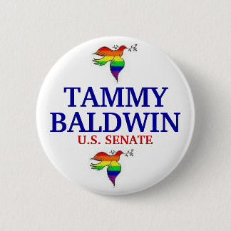 Bóton Redondo 5.08cm Tammy Baldwin PARA o SENADO