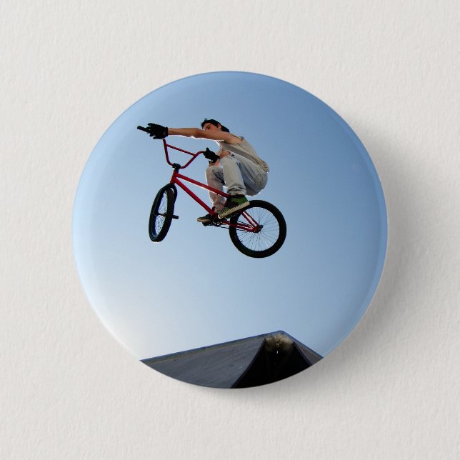 Bóton Redondo 5.08cm Tampo da mesa do conluio da bicicleta de BMX (Frente)