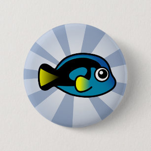 Bóton Redondo 5.08cm Tang azul bonito