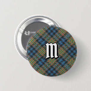 Bóton Redondo 5.08cm Tartan Antigo do Clã MacLellan