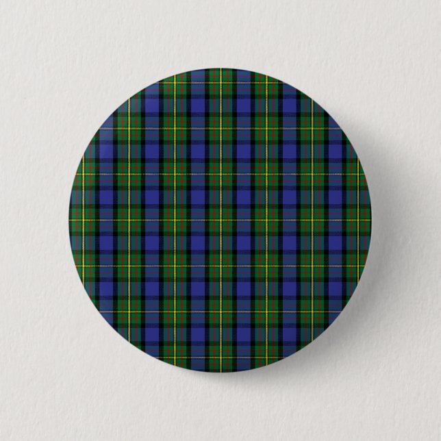 Bóton Redondo 5.08cm Tartan de MacLaren do clã (Frente)