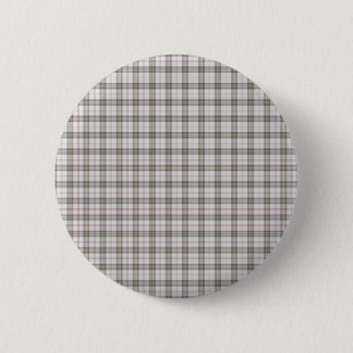 Bóton Redondo 5.08cm Tartan de moda cinza