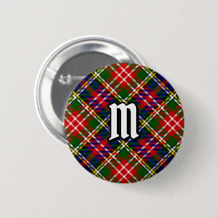 Bóton Redondo 5.08cm Tartan do Clã Christie