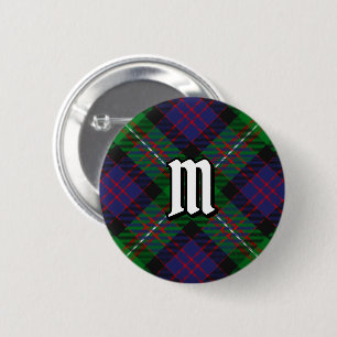 Bóton Redondo 5.08cm Tartan do Clã MacDonell de Glengarry