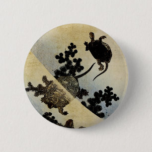 Bóton Redondo 5.08cm Tartarugas de Nado