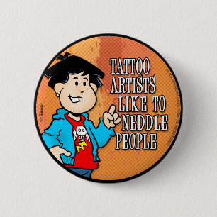 Bóton Redondo 5.08cm Tatuador