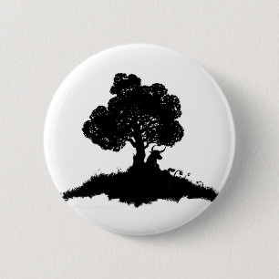 Bóton Redondo 5.08cm Tatuagem de Elliott Smith