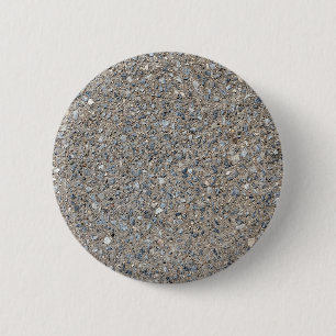 Bóton Redondo 5.08cm Taupe Concrete Cement Blue Aggregate Sidewalk
