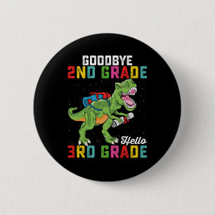 Bóton Redondo 5.08cm Tchau 2ª Série Olá 3ª Série T Rex Dinossauro