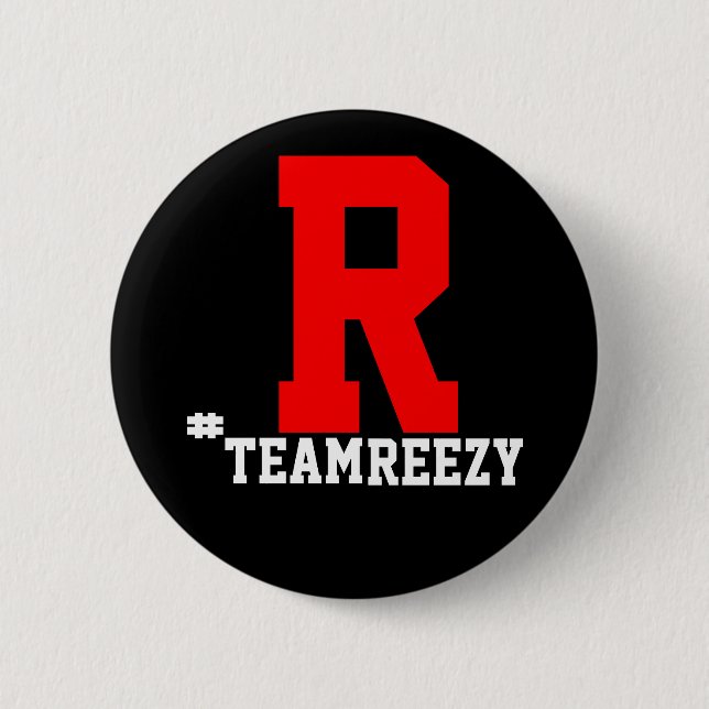 Bóton Redondo 5.08cm #TeamReezy (Frente)