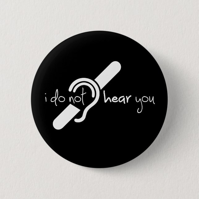 Bóton Redondo 5.08cm Tecido, espinheiro, doofheid, georverlies teken (Frente)