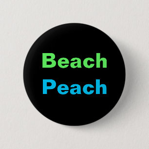 Bóton Redondo 5.08cm Tecla BEACH PEACH