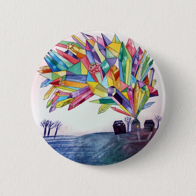 Bóton Redondo 5.08cm Tecla Gem House 3 (Frente)