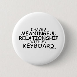 Bóton Redondo 5.08cm Teclado Relacionamento Significativo