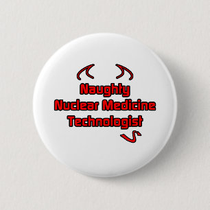 Bóton Redondo 5.08cm Tecnólogo de Medicina Nuclear travesso