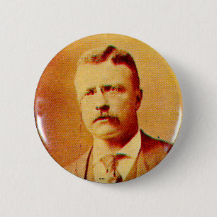 Bóton Redondo 5.08cm Teddy Roosevelt - botão