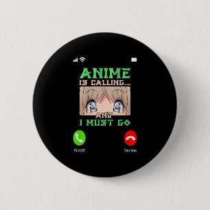 Bóton Redondo 5.08cm Teens Anime Merch Boys Meninas Animes Animes é Cha