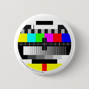 Bóton Redondo 5.08cm Televisão/Televisão/TV