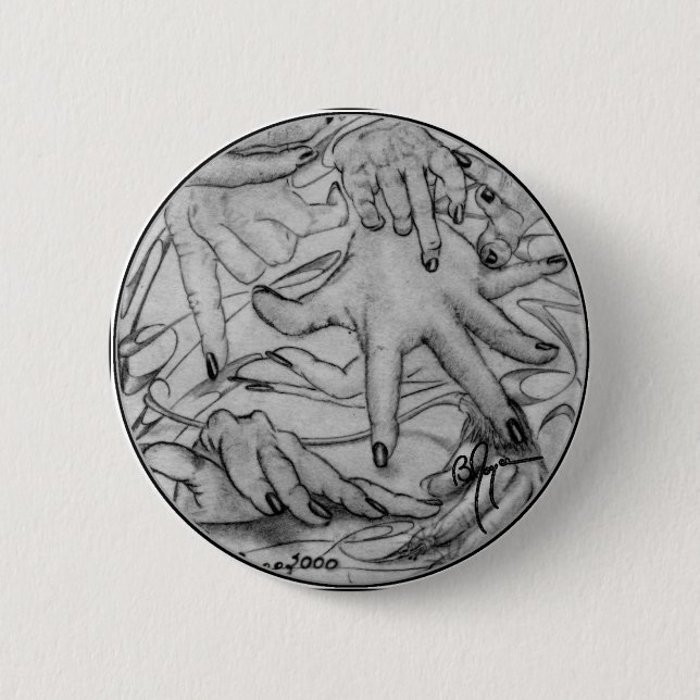 Bóton Redondo 5.08cm Tem você. botão (Frente)