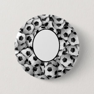 Bóton Redondo 5.08cm Temático Futebol Personalizado