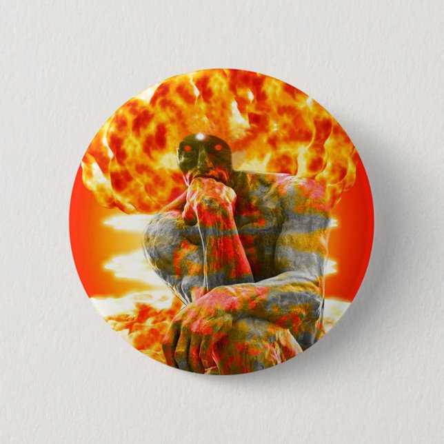 Bóton Redondo 5.08cm Tempestade atômica (Frente)