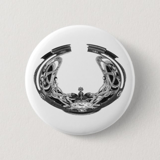 Bóton Redondo 5.08cm Tempo absoluto (Frente)