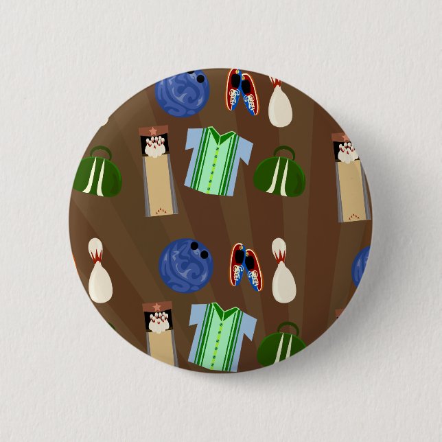 Bóton Redondo 5.08cm Tempo da boliche! (Frente)