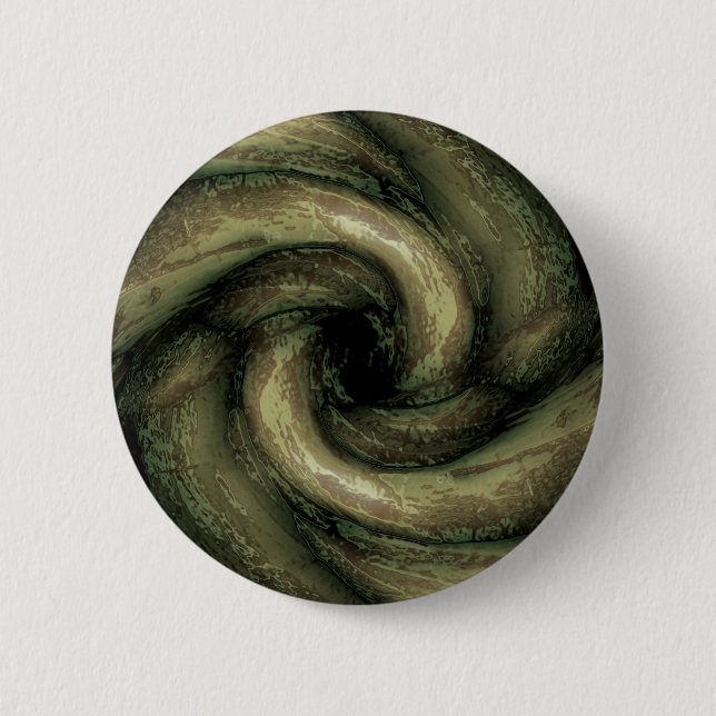 Bóton Redondo 5.08cm Tentativas de monstro verde (Frente)