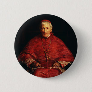 Bóton Redondo 5.08cm Teólogo inglês do santo John Henry Newman