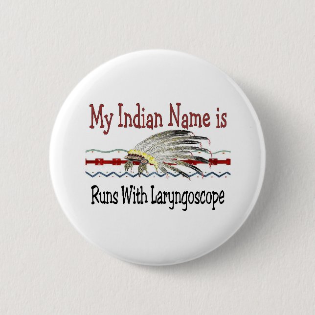 Bóton Redondo 5.08cm Terapeuta respiratório (Frente)