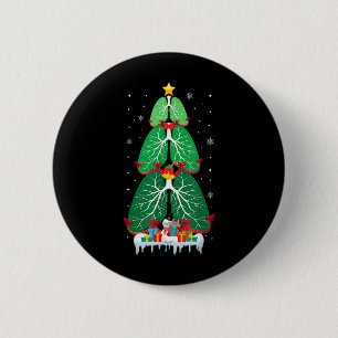 Bóton Redondo 5.08cm Terapia Respiratória de Árvore de Natal Pulmonar T