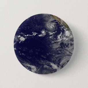 Bóton Redondo 5.08cm Terra cheio Mostrando Várias Tempestades Tropicais