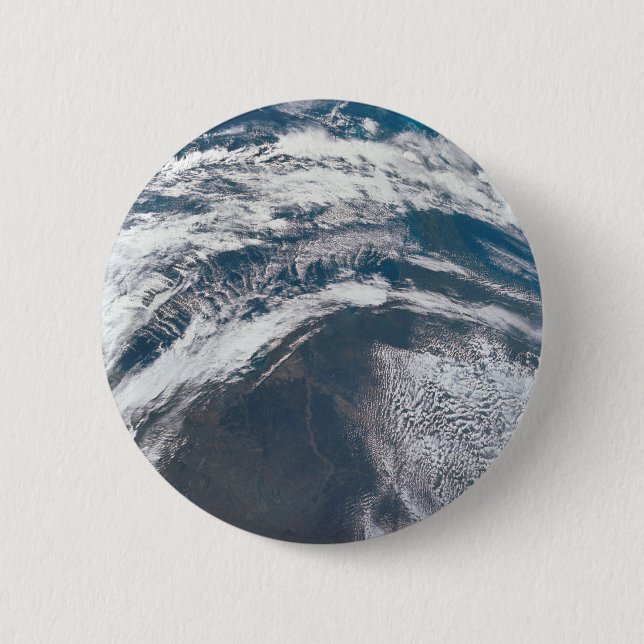 Bóton Redondo 5.08cm Terra Da Nave Espacial Apollo 12. (Frente)